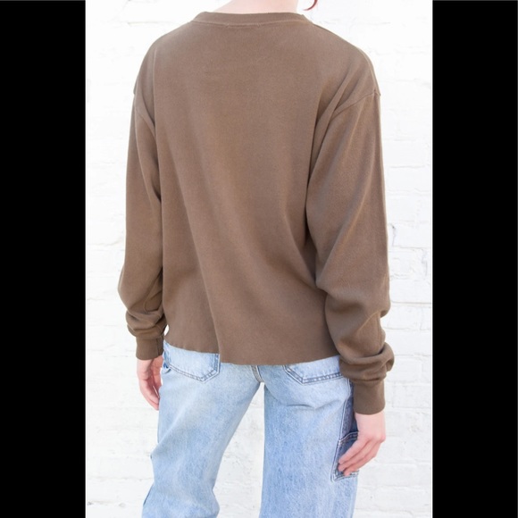 Brandy Melville brown Gretchen top - Picture 5 of 6